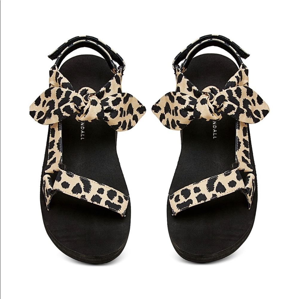 Loeffler Randal Maisie Sporty Sandal in Leopard